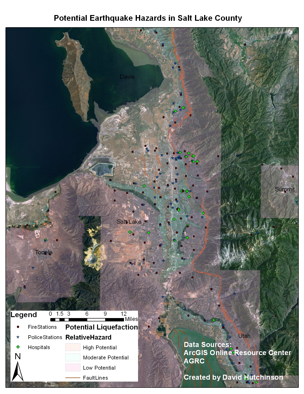 Earthquake Hazard along the Wasatch Front – David Hutchinson